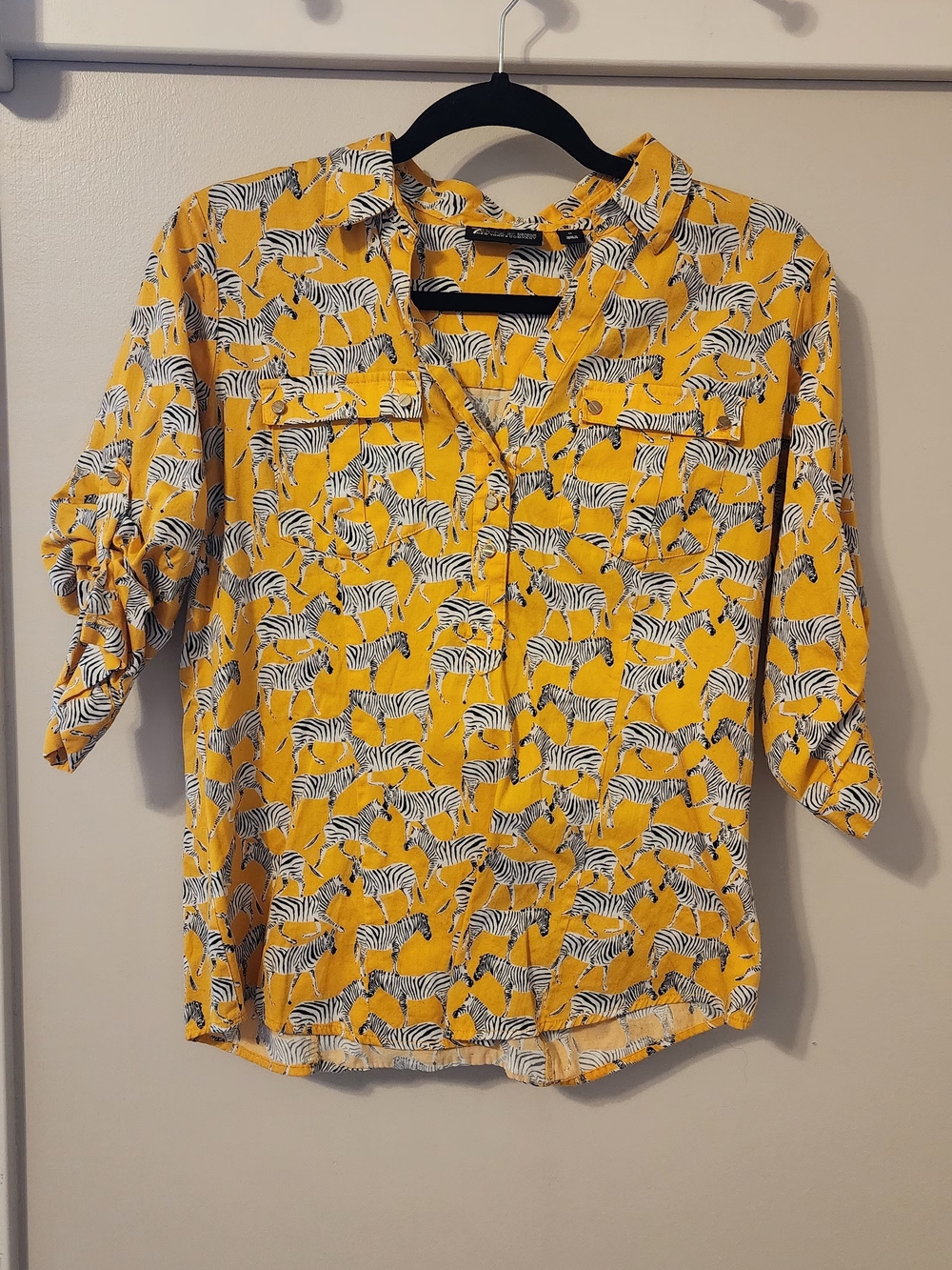 New York & Co 7th Avenue Button Down Shirt Size Medium